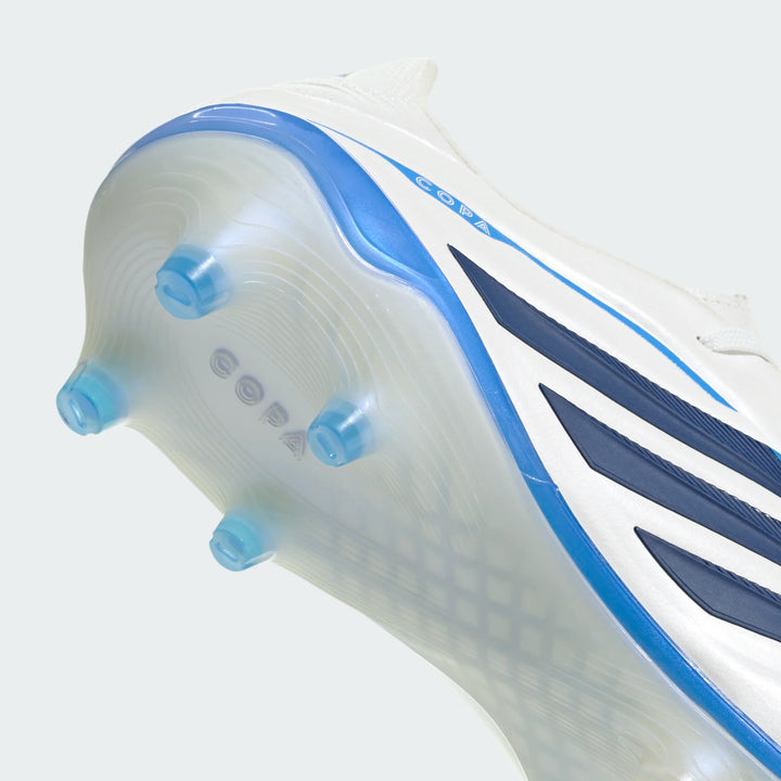 adidas Copa Pure IV Elite FG - White/Metallic/Blue Men's Footwear - Third Coast Soccer
