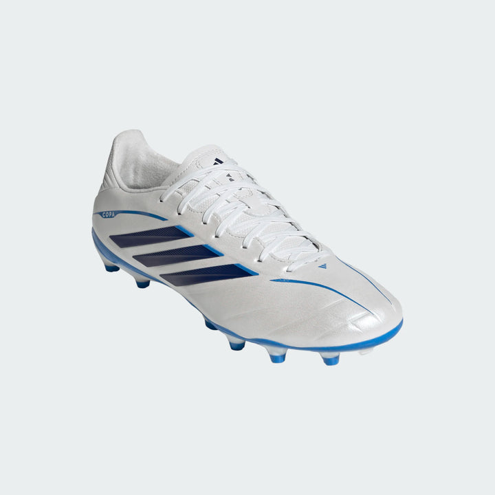 adidas Copa Pure IV League FG - White/Metallic/Blue Mens Footwear White Mens 6.5 - Third Coast Soccer