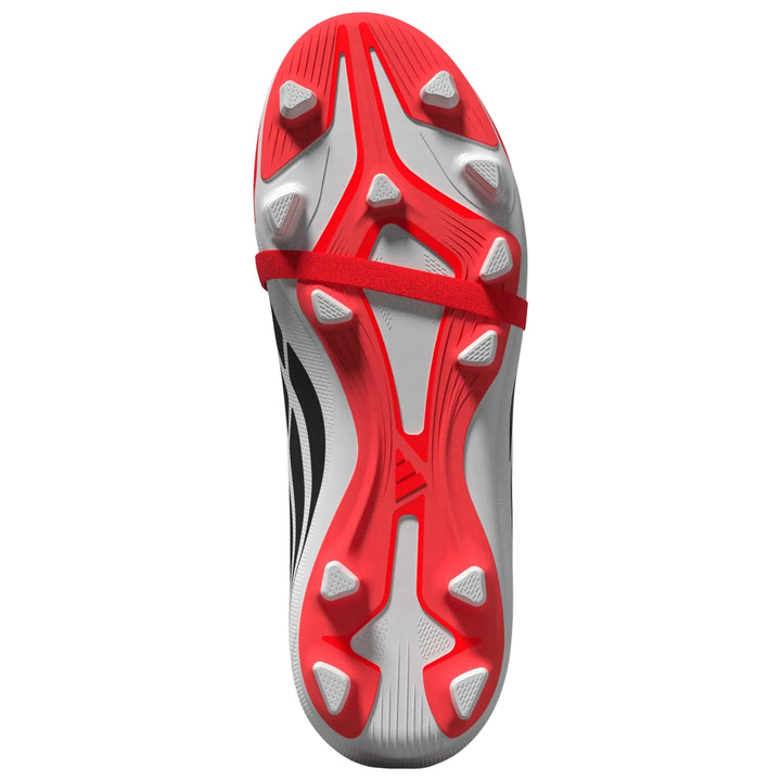 adidas Predator Club FT FG/MG Jr - Lucid Red/Black/White Youth Footwear - Third Coast Soccer