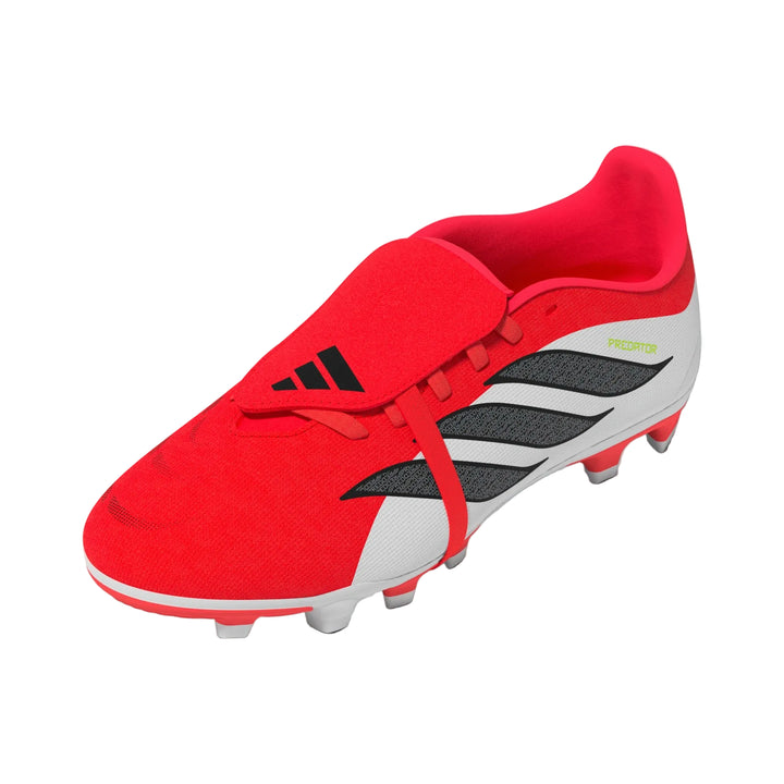 adidas Predator Club FT FG/MG Jr - Lucid Red/Black/White Youth Footwear - Third Coast Soccer
