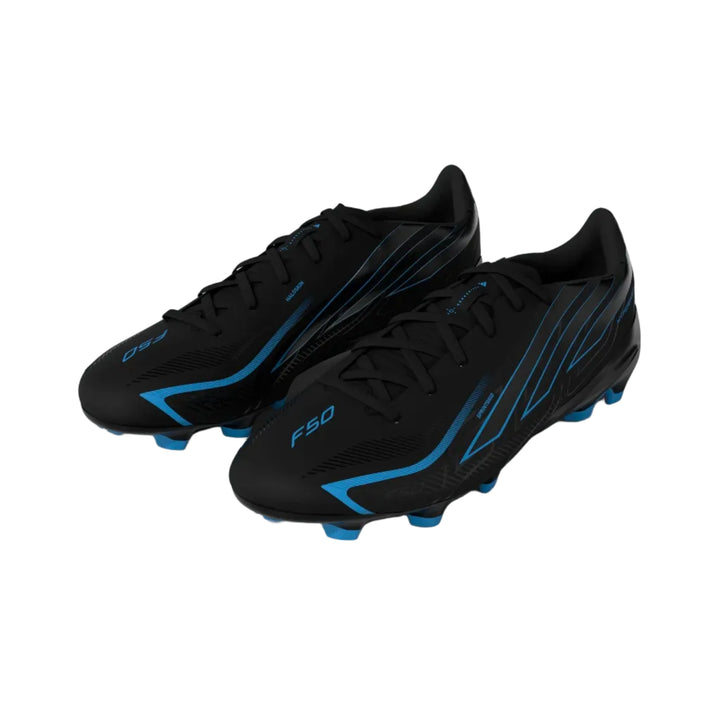 adidas F50 Hyperfast League FG - Black/Blue Men's Footwear - Third Coast Soccer