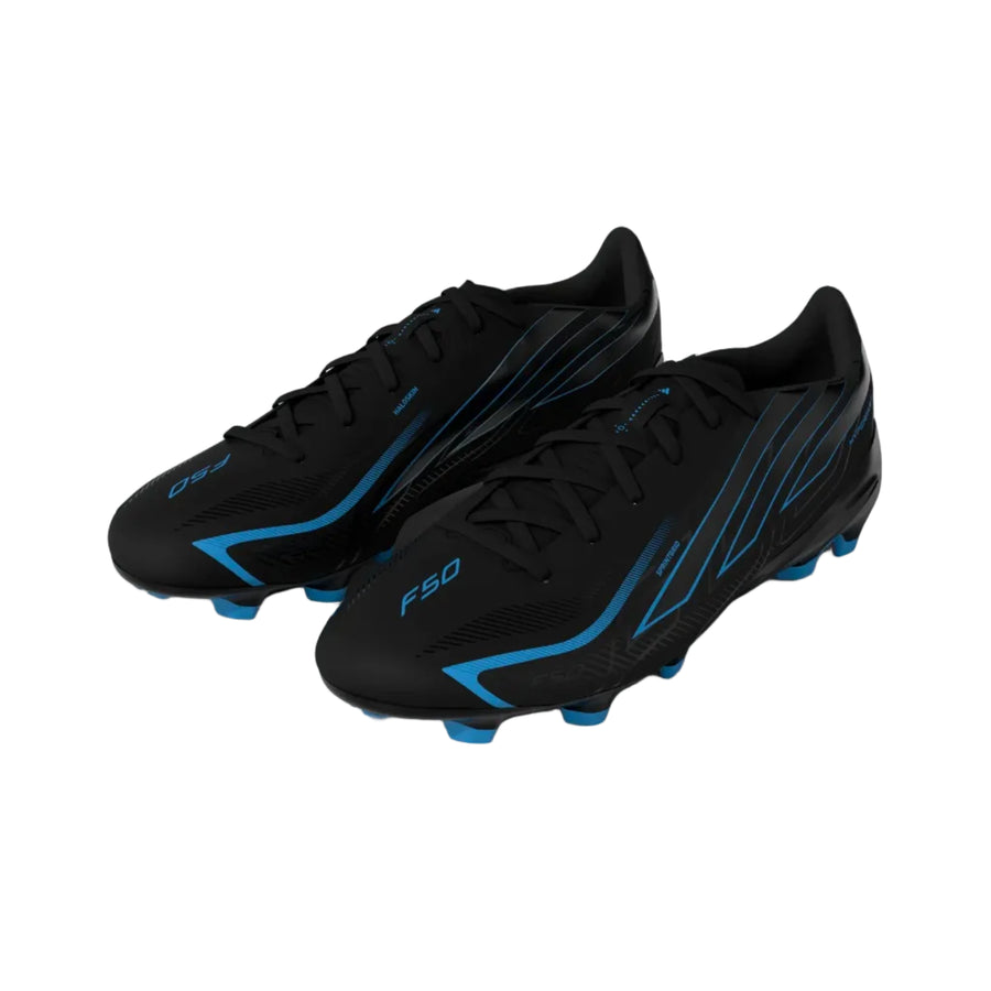 adidas F50 Hyperfast League FG - Black/Blue Men's Footwear - Third Coast Soccer