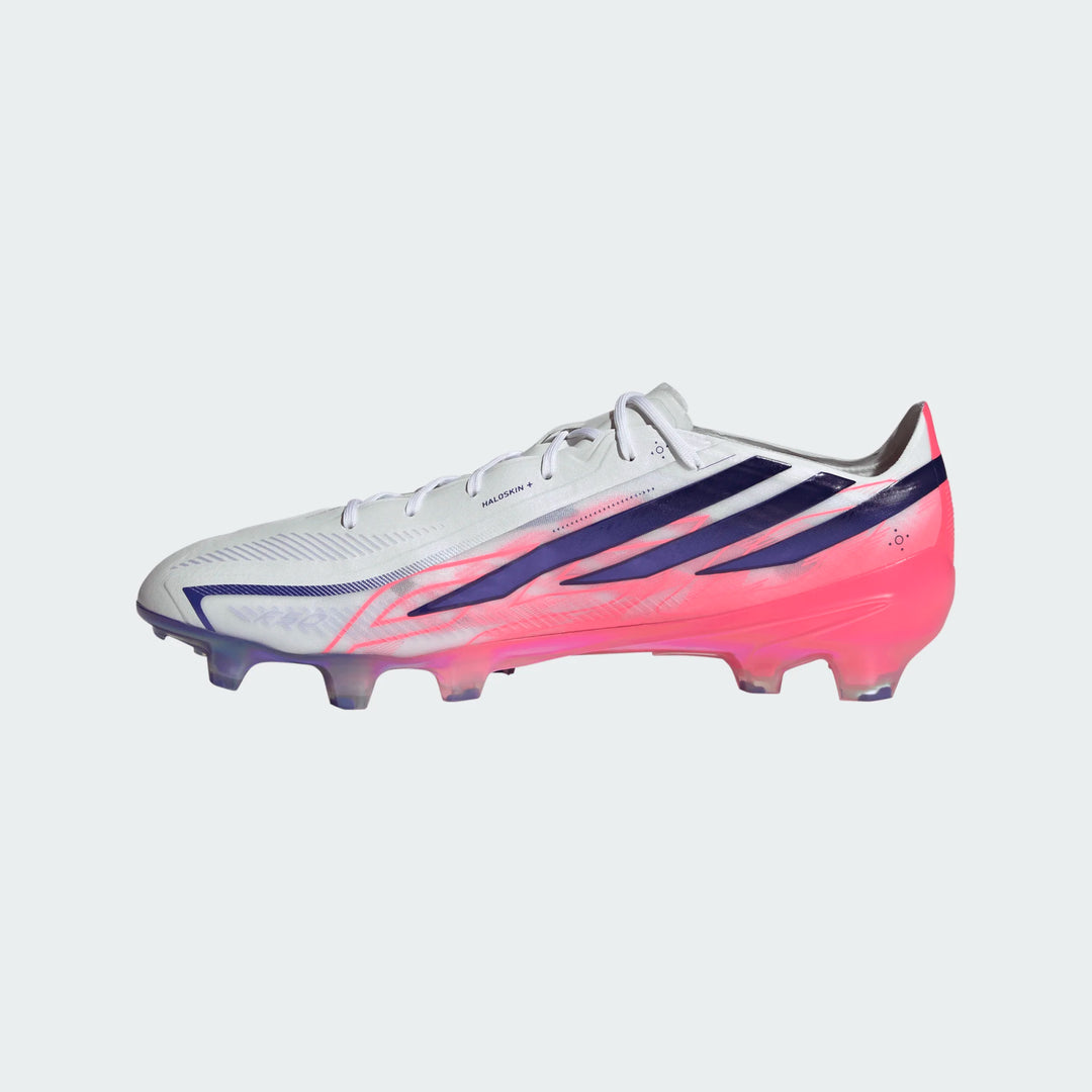 adidas F50 Hyperfast Elite FG - White/Solar Purple/Solar Turbo