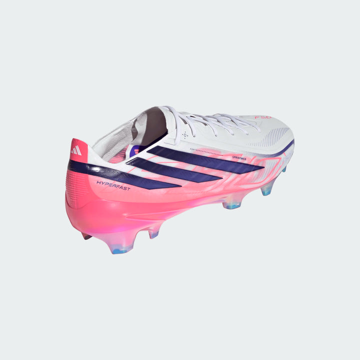 adidas F50 Hyperfast Elite FG - White/Solar Purple/Solar Turbo