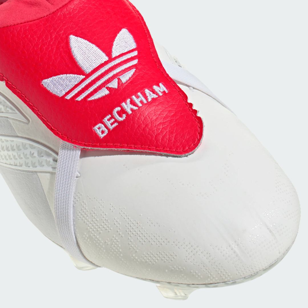 adidas Predator Elite Beckham FT FG - White/Silver/Red Men's Footwear - Third Coast Soccer