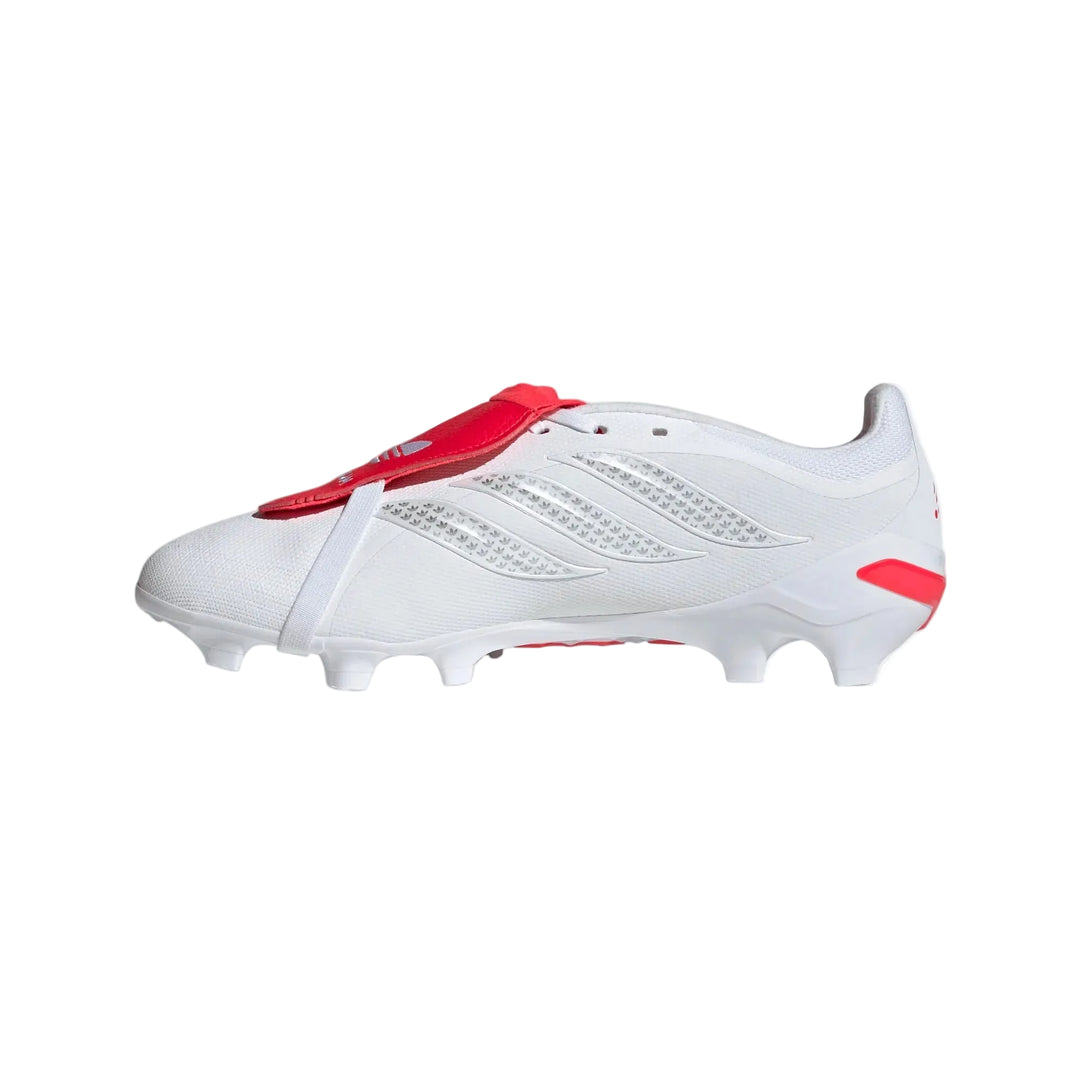 adidas Predator League Beckham FT FG - White/Silver/Red Men's Footwear - Third Coast Soccer