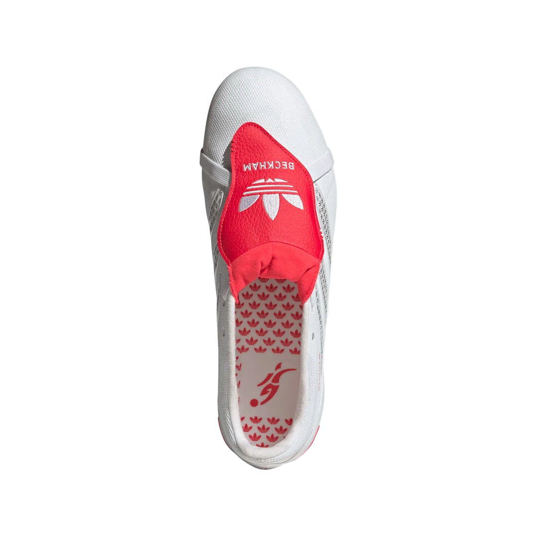 adidas Predator League Beckham FT FG - White/Silver/Red Men's Footwear - Third Coast Soccer