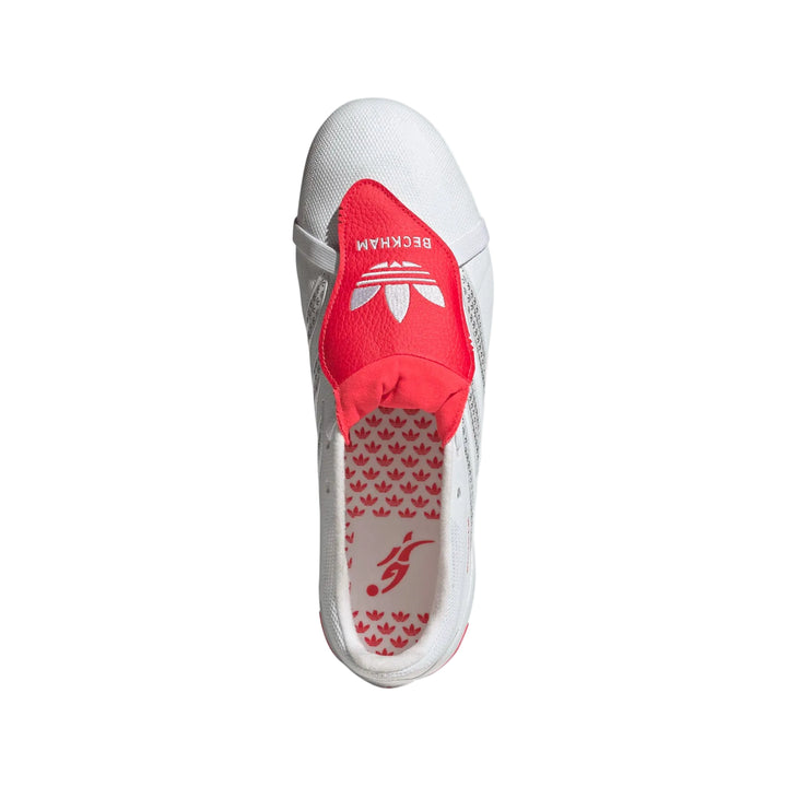 adidas Predator League Beckham FT FG - White/Silver/Red Men's Footwear - Third Coast Soccer