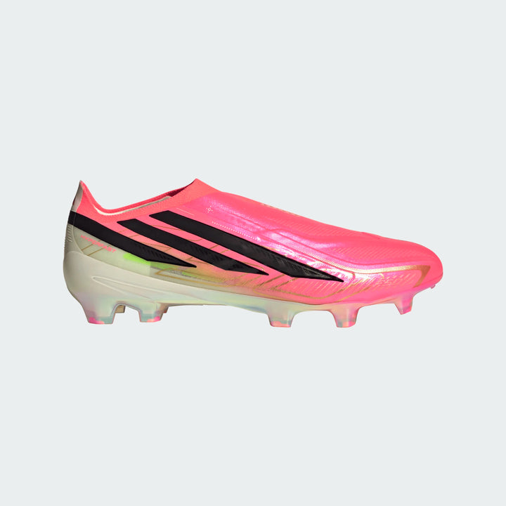 adidas F50 Hyperfast Laceless Elite FG - Solar Turbo/Black Men's Footwear - Third Coast Soccer