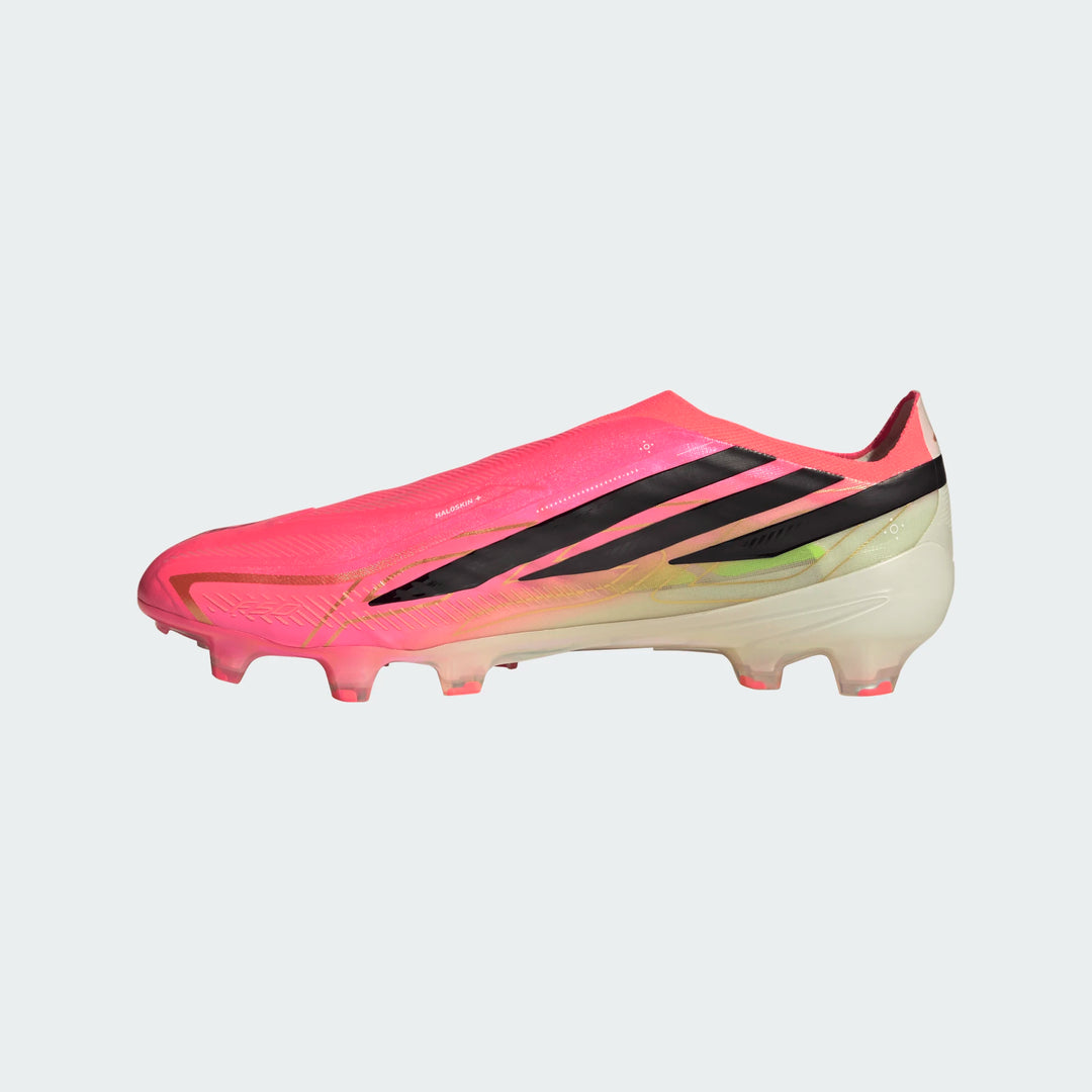 adidas F50 Hyperfast Laceless Elite FG - Solar Turbo/Black Men's Footwear - Third Coast Soccer