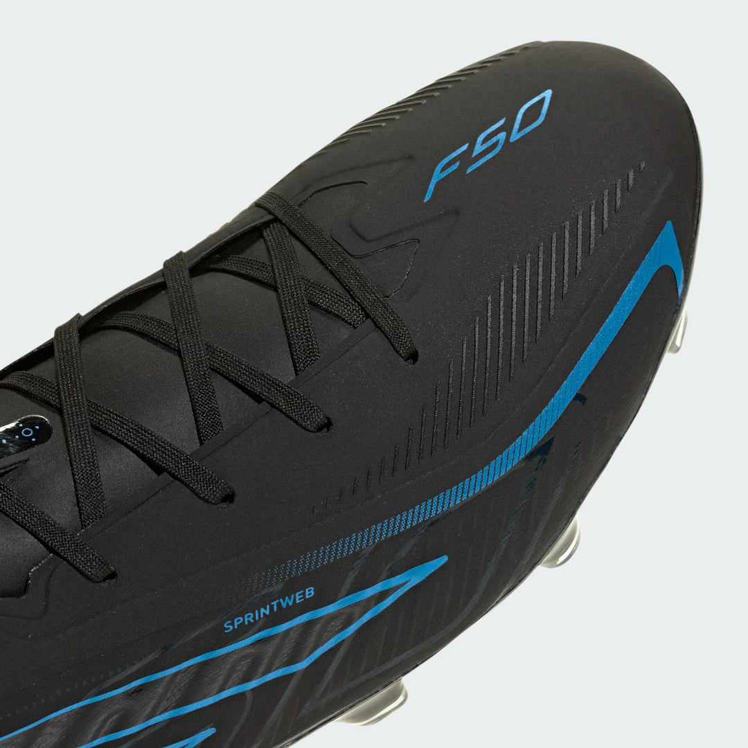 adidas F50 Hyperfast Pro FG - Black/Blue Men's Footwear - Third Coast Soccer