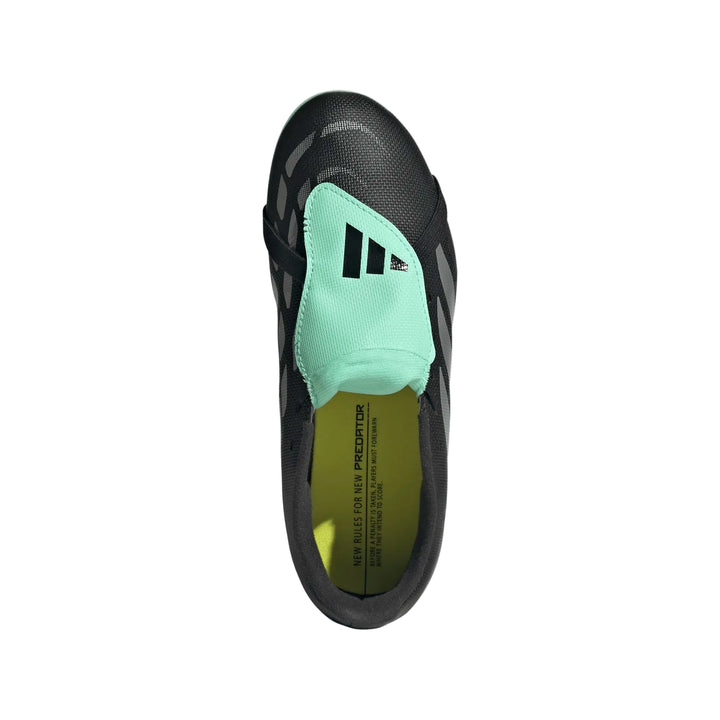 adidas Youth Predator Club FT FG - Black/Silver Youth Footwear - Third Coast Soccer