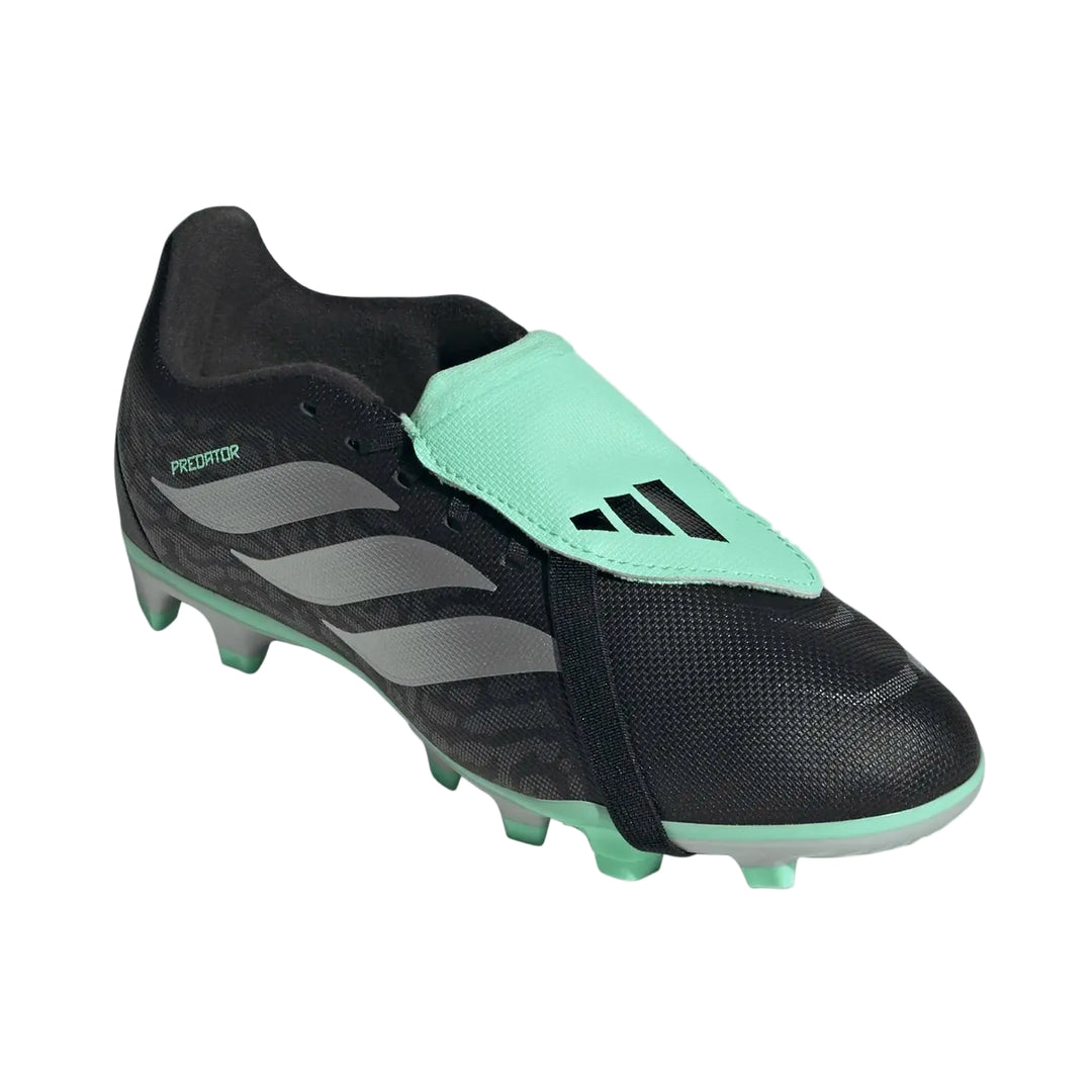 adidas Youth Predator Club FT FG - Black/Silver Youth Footwear Core Black/Silver Metallic Youth 1 - Third Coast Soccer