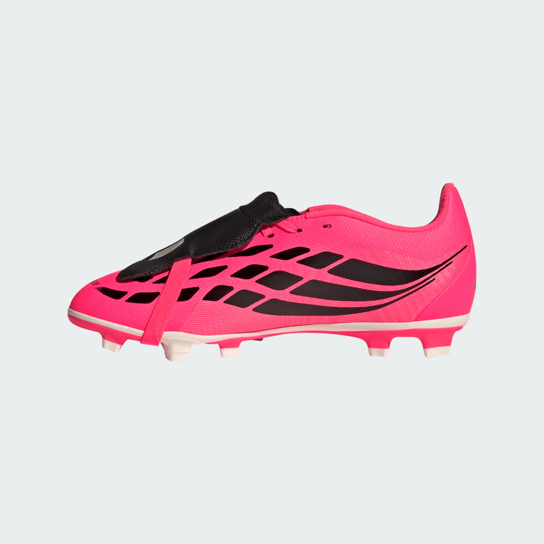 adidas Youth Predator Club FT FG - Solar Turbo/Black Youth Footwear - Third Coast Soccer