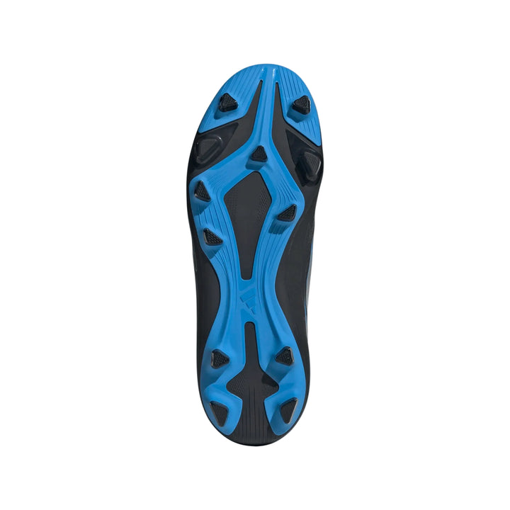 adidas Youth F50 Hyperfast Club FG - Black/Blue Youth Footwear - Third Coast Soccer