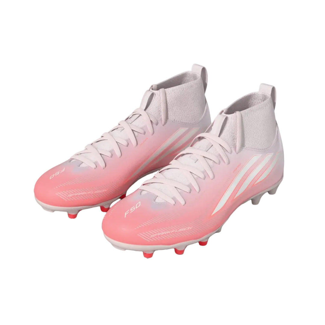 adidas Youth F50 Sparkfusion League FG - Solar Turbo/White