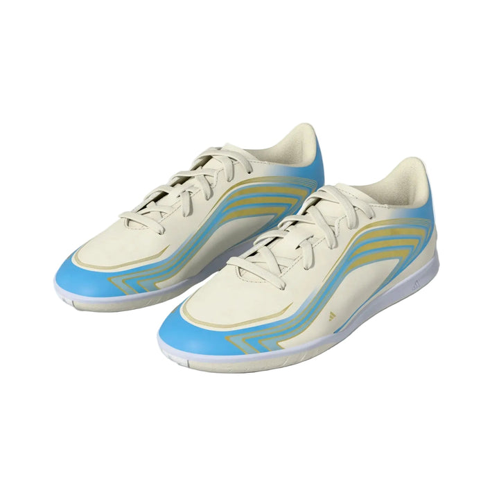 adidas Youth F50 Messi Club Indoor - Ivory Youth Footwear - Third Coast Soccer