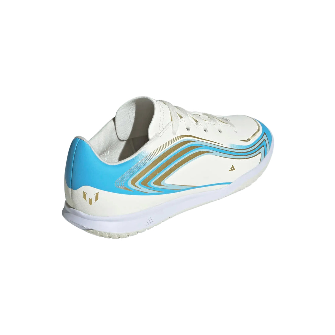 adidas Youth F50 Messi Club Indoor - Ivory Youth Footwear - Third Coast Soccer