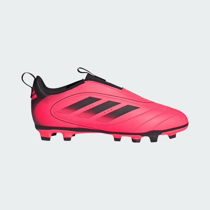 adidas Youth Goletto IX Laceless FG - Solar Turbo/Black Youth Footwear - Third Coast Soccer