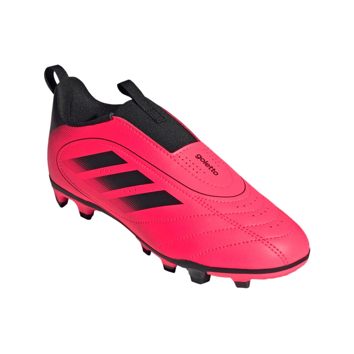 adidas Youth Goletto IX Laceless FG - Solar Turbo/Black Youth Footwear Solar Turbo/Black Youth 8 - Third Coast Soccer