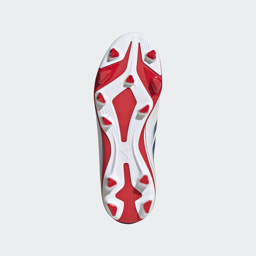 adidas Youth Goletto IX FG - White/Royal/Scarlet Youth Footwear - Third Coast Soccer