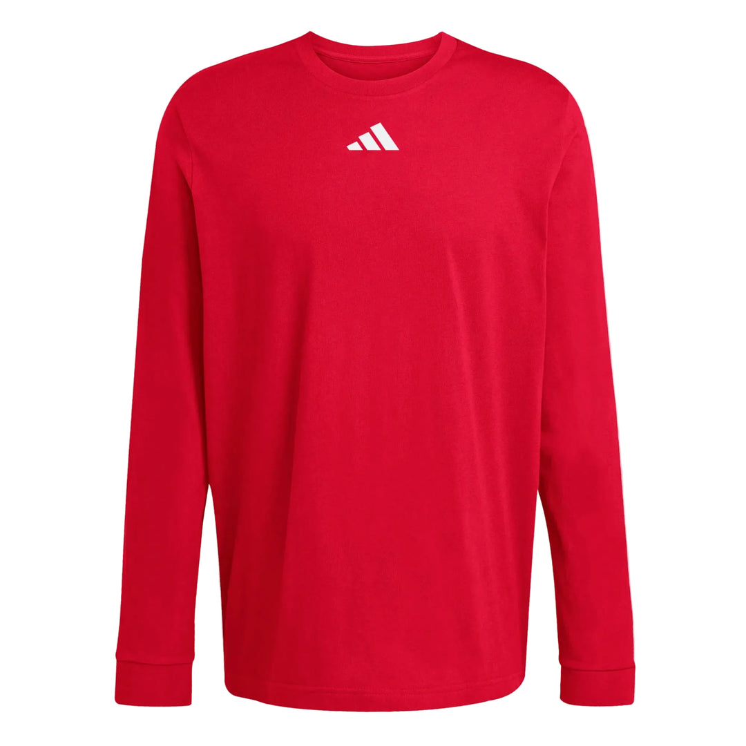 adidas Fresh LS Tee - Red Training Wear - Third Coast Soccer