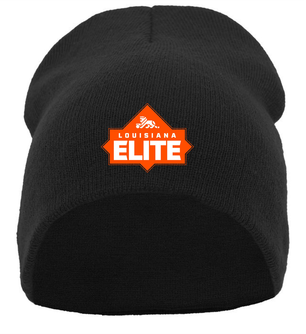 Louisiana Elite Basic Knit Beanie Louisiana Elite Spiritwear Black OSFM - Third Coast Soccer