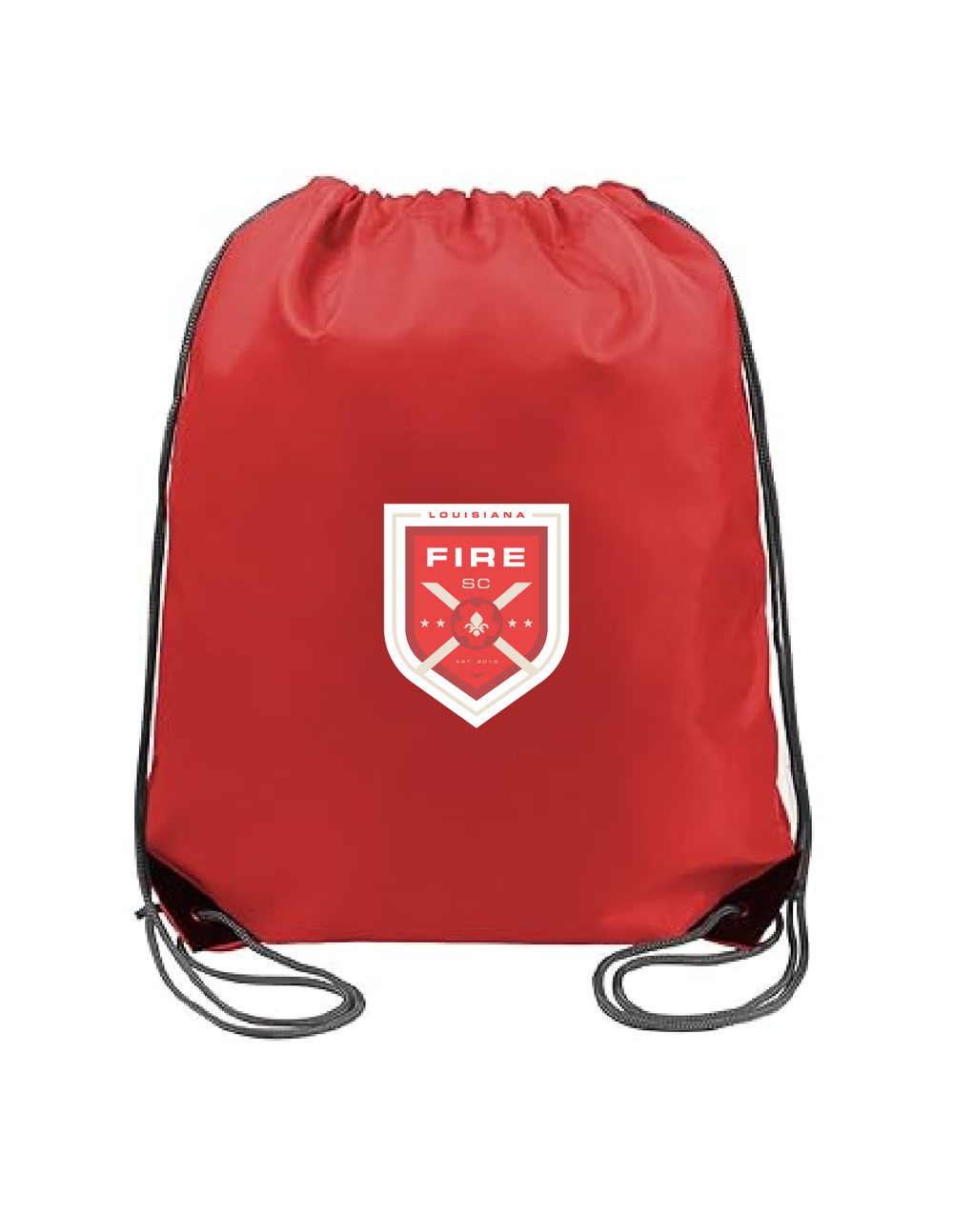 Louisiana Fire Drawstring Bag Louisiana Fire Spiritwear Red - Third Coast Soccer