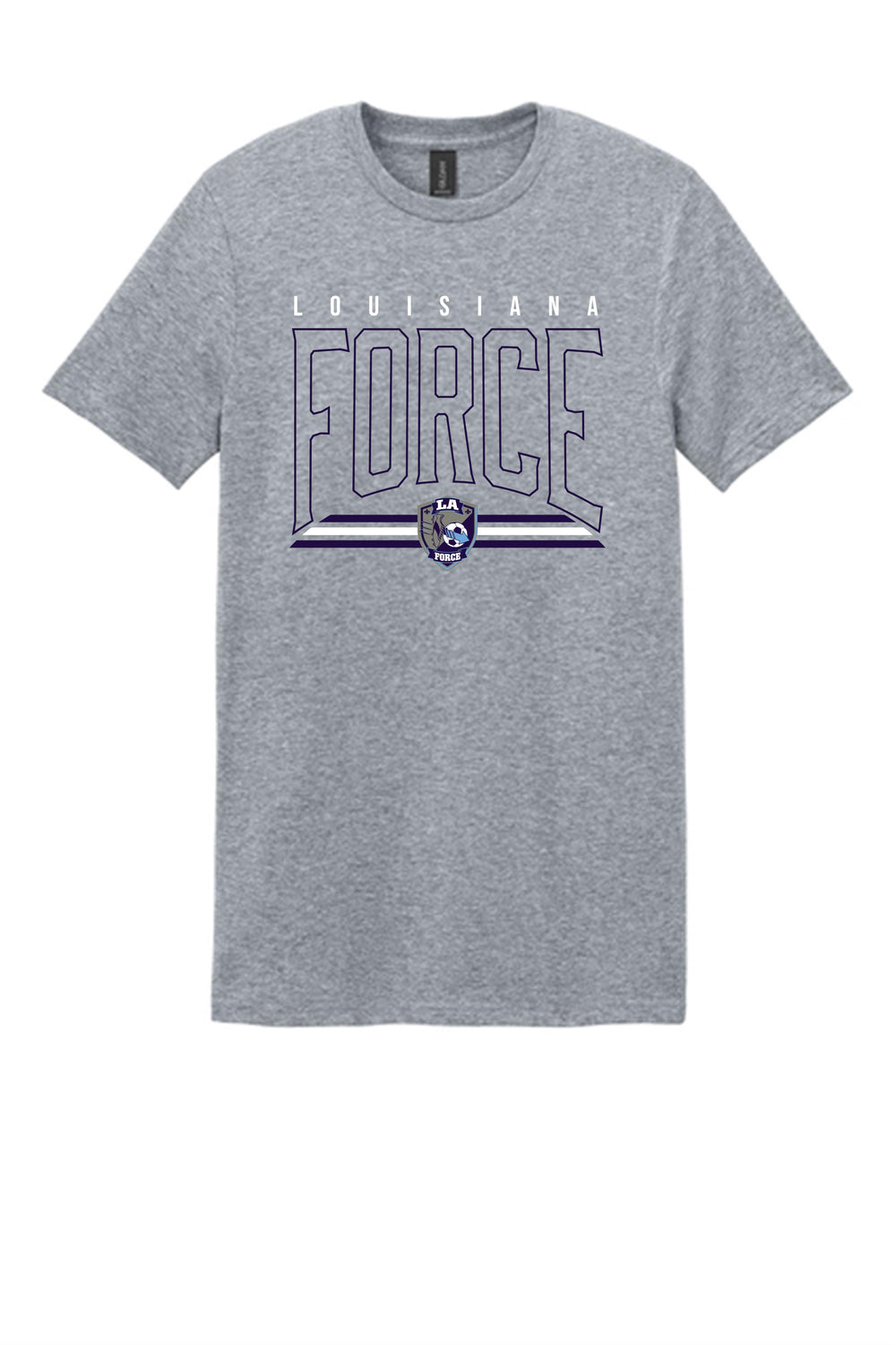 LA FORCE Letter T-Shirt LA FORCE Spiritwear Sport Grey Youth XSmall - Third Coast Soccer