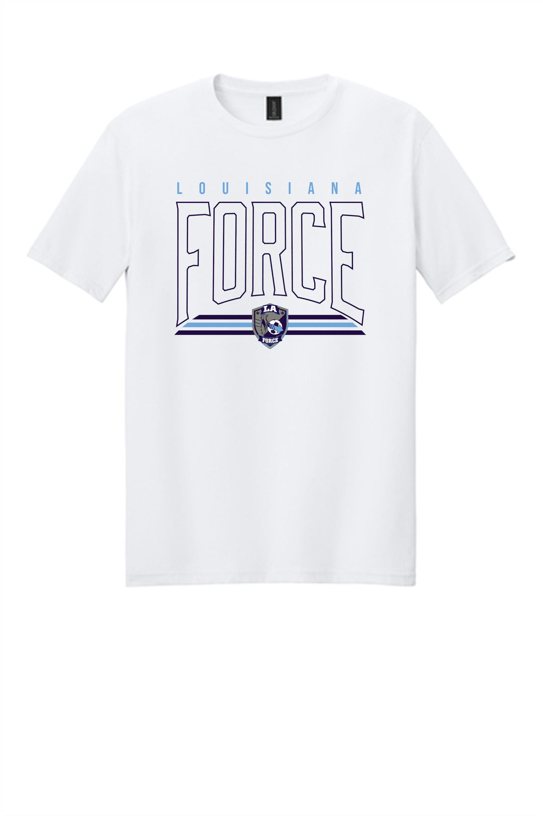 LA FORCE Letter T-Shirt LA FORCE Spiritwear White Youth XSmall - Third Coast Soccer