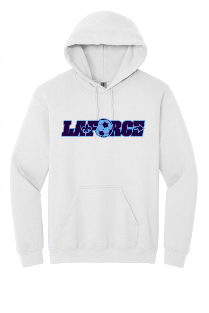 LA FORCE Spirit Hooded Sweatshirt LA FORCE Spiritwear White Youth Small - Third Coast Soccer