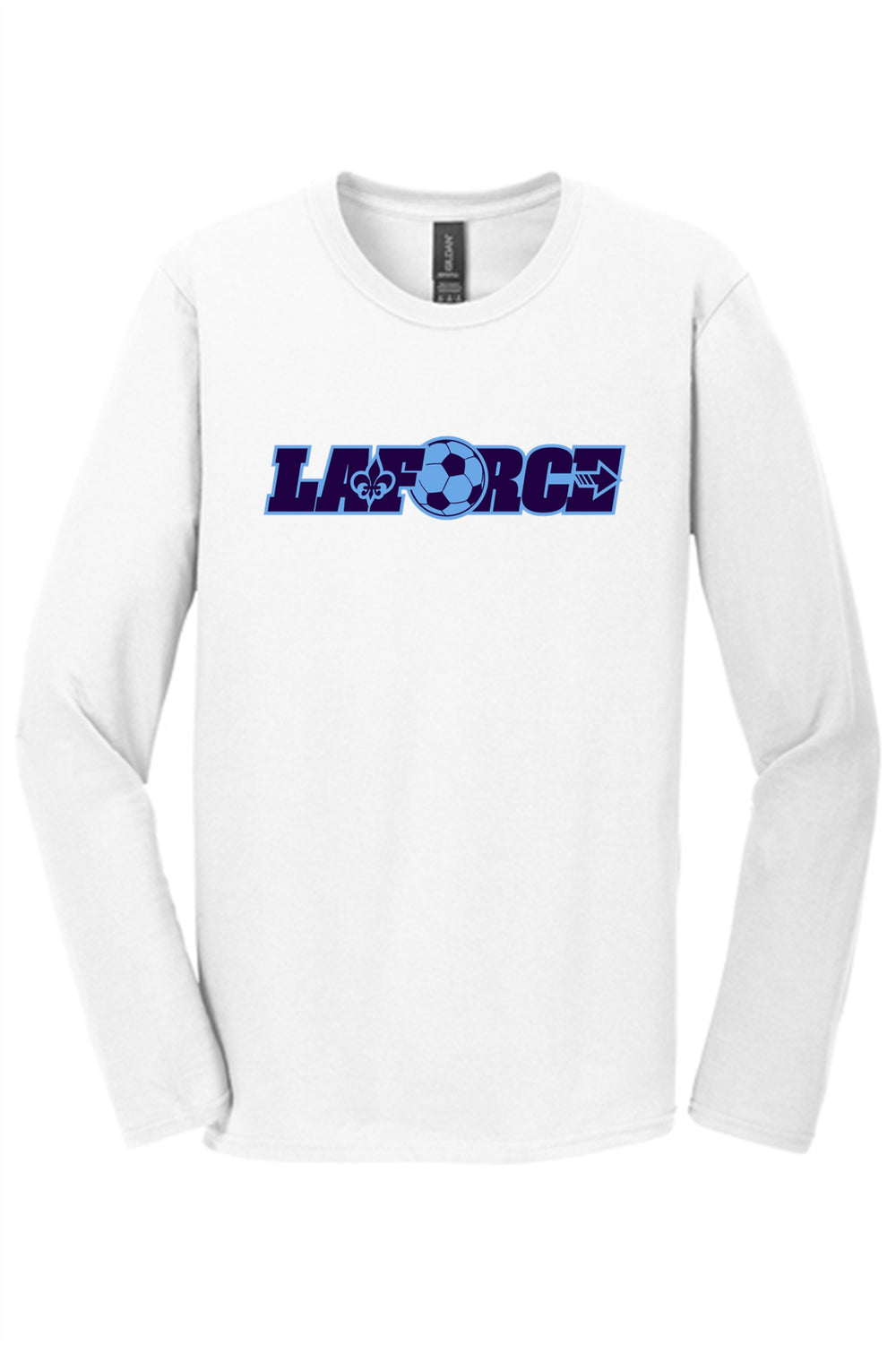 LA FORCE Spirit LS T-Shirt LA FORCE Spiritwear White Mens Small - Third Coast Soccer