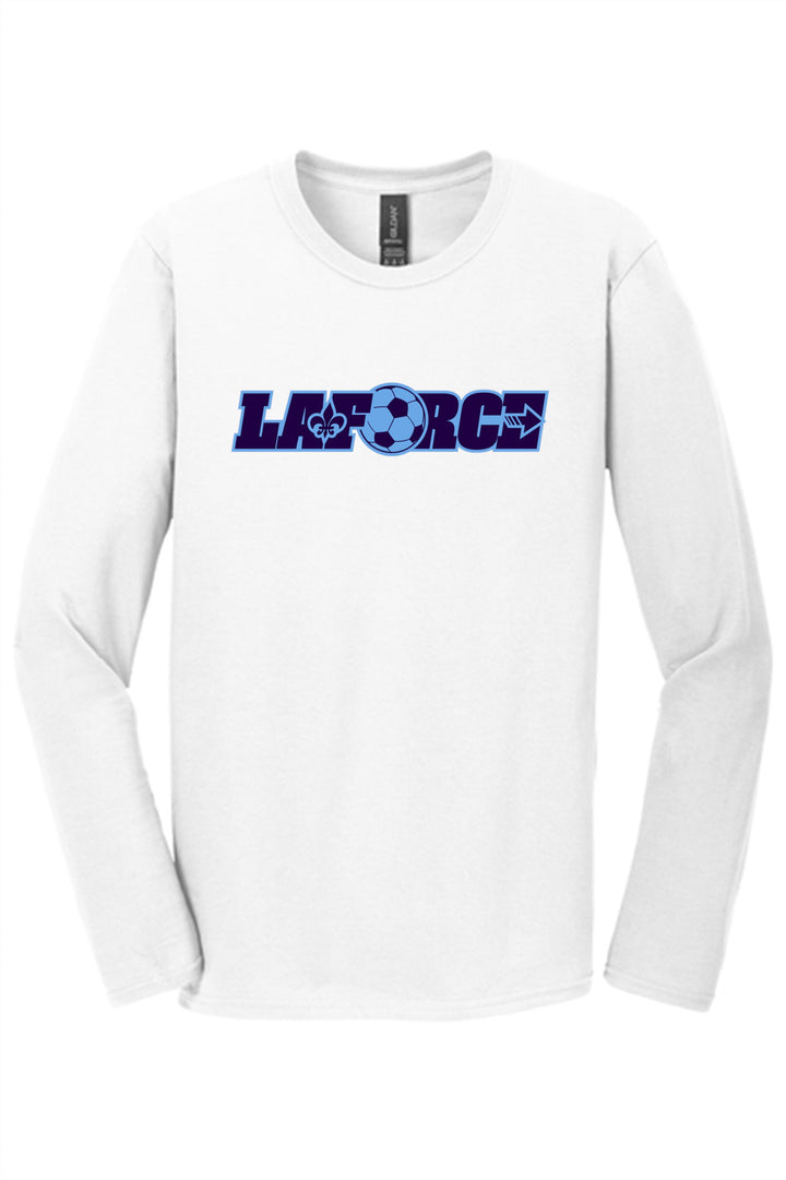 LA FORCE Spirit LS T-Shirt LA FORCE Spiritwear White Mens Small - Third Coast Soccer