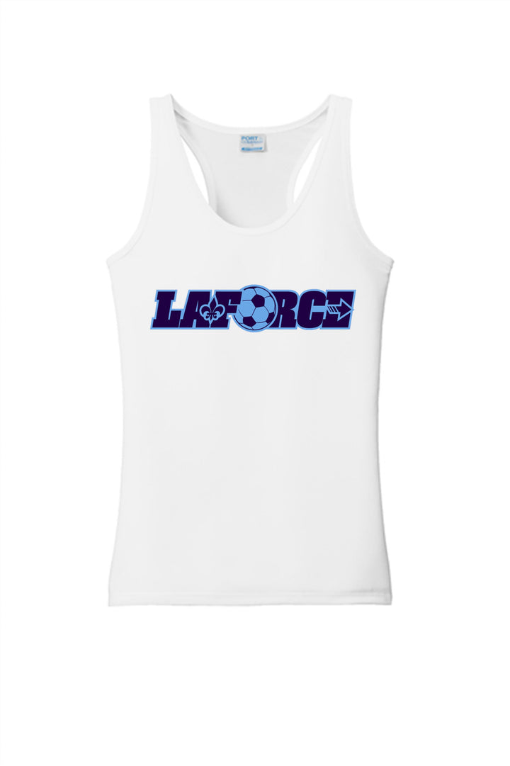 LA FORCE Ladies Spirit Tank LA FORCE Spiritwear White Womens XSmall - Third Coast Soccer