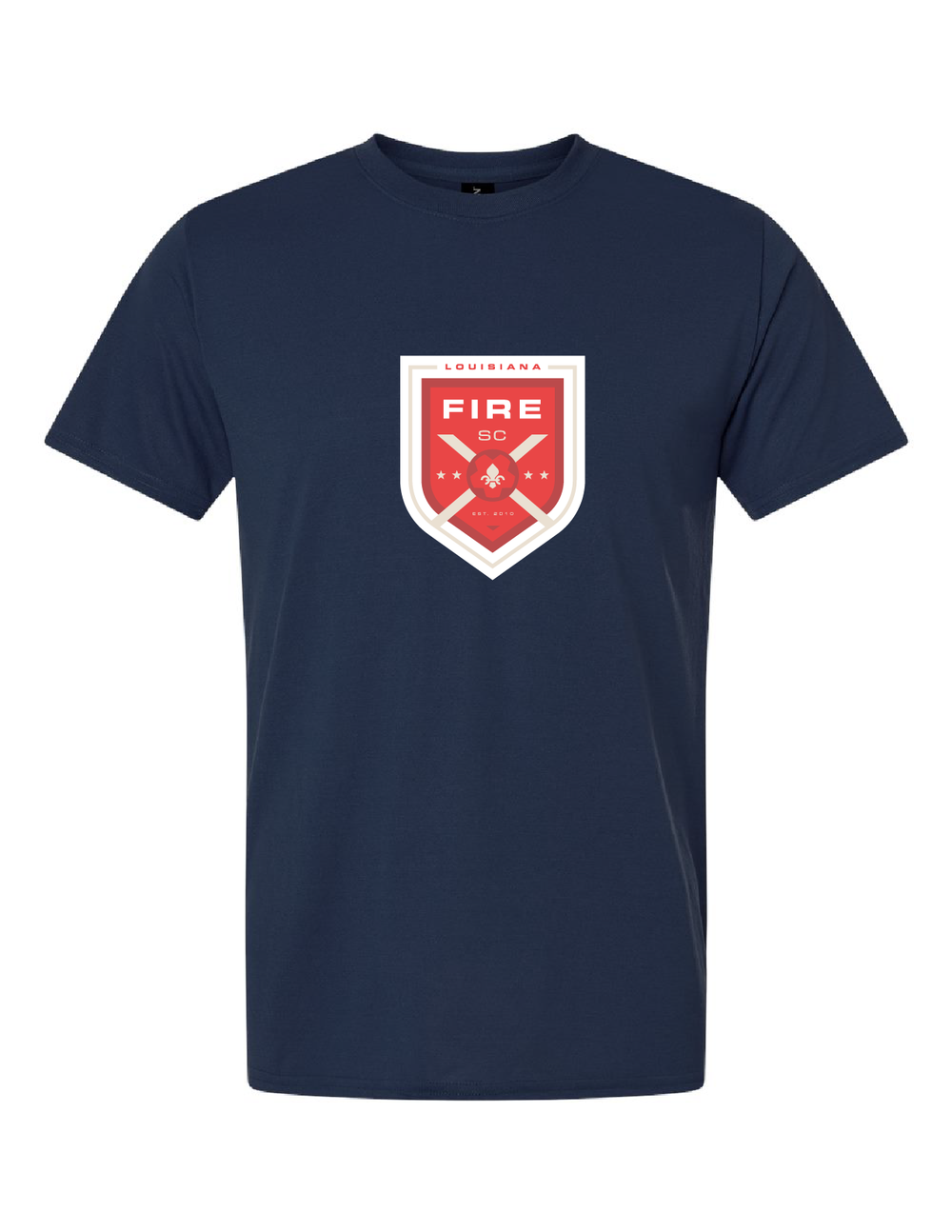 Louisiana Fire Big Tee Louisiana Fire Spiritwear Navy Mens Small - Third Coast Soccer