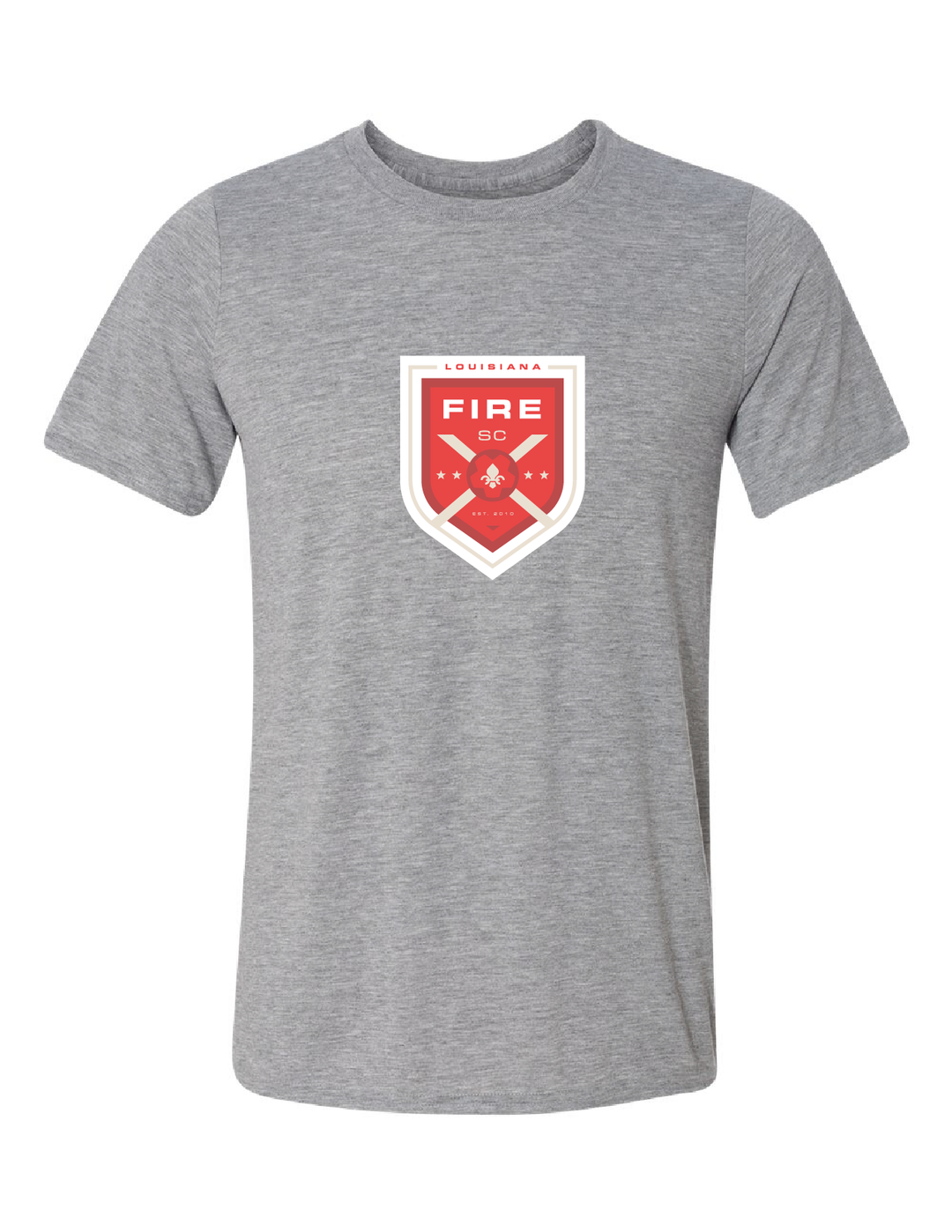 Louisiana Fire Big Tee Louisiana Fire Spiritwear Sport Grey Mens Small - Third Coast Soccer