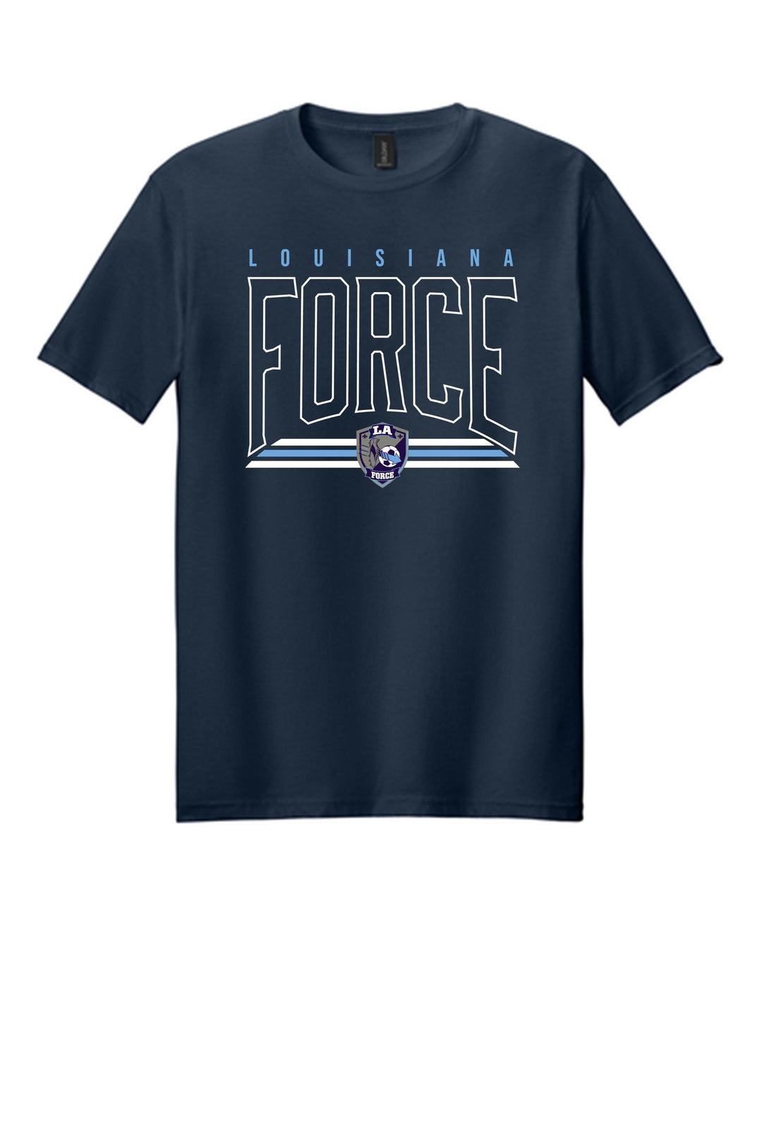 LA FORCE Letter T-Shirt LA FORCE Spiritwear Navy Youth XSmall - Third Coast Soccer