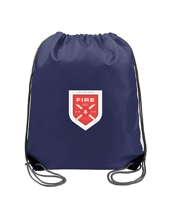 Louisiana Fire Drawstring Bag Louisiana Fire Spiritwear Navy - Third Coast Soccer