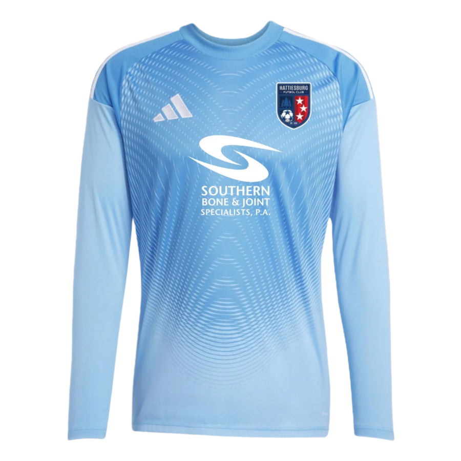 adidas HFC Men's Tiro 25 Competition Goalkeeper Jersey - Blue Burst Hattiesburg FC 2025-2027 - Third Coast Soccer