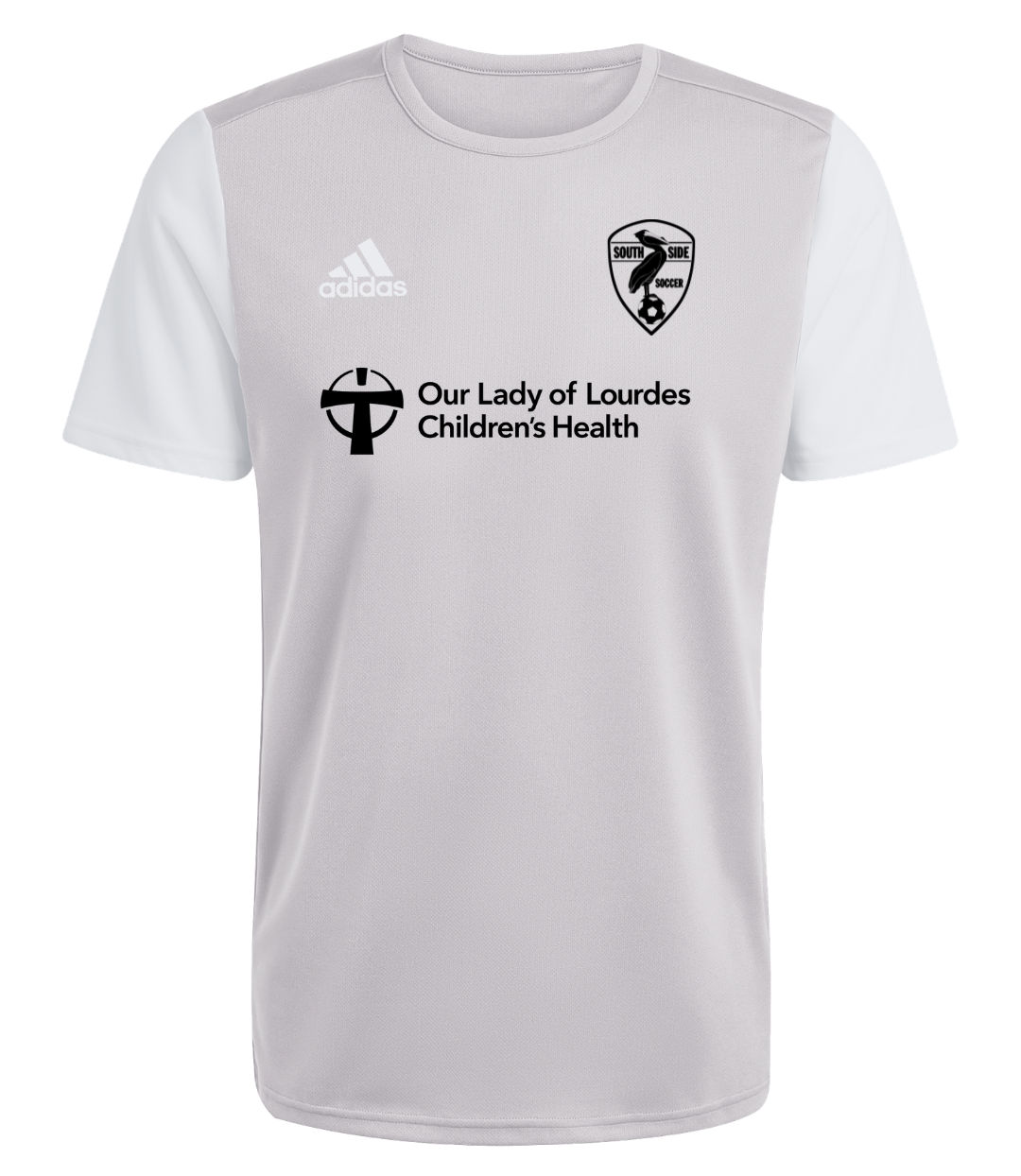 adidas SYS Men's Estro 19 Jersey - Grey Southside Youth Soccer - Third Coast Soccer