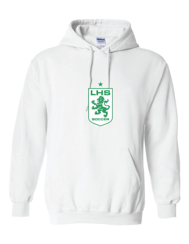 Lafayette High School Hooded Sweatshirt LHS 24 White Mens Small - Third Coast Soccer