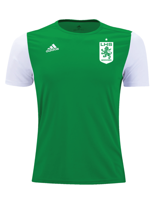 adidas Lafayette HS Estro 19 Practice Jersey - Green LHS 24   - Third Coast Soccer