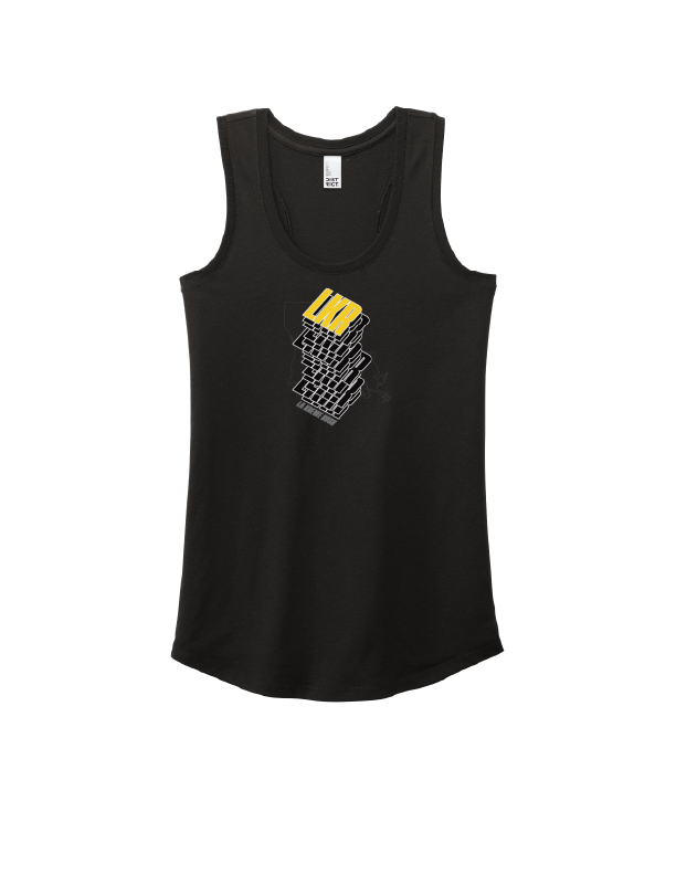 LA Krewe-Rush Women's Racerback Tank - Stack LA Krewe Rush Spiritwear Black Womens Small - Third Coast Soccer