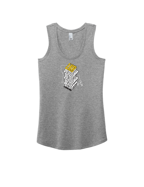 LA Krewe-Rush Women's Racerback Tank - Stack LA Krewe Rush Spiritwear Grey Womens Small - Third Coast Soccer