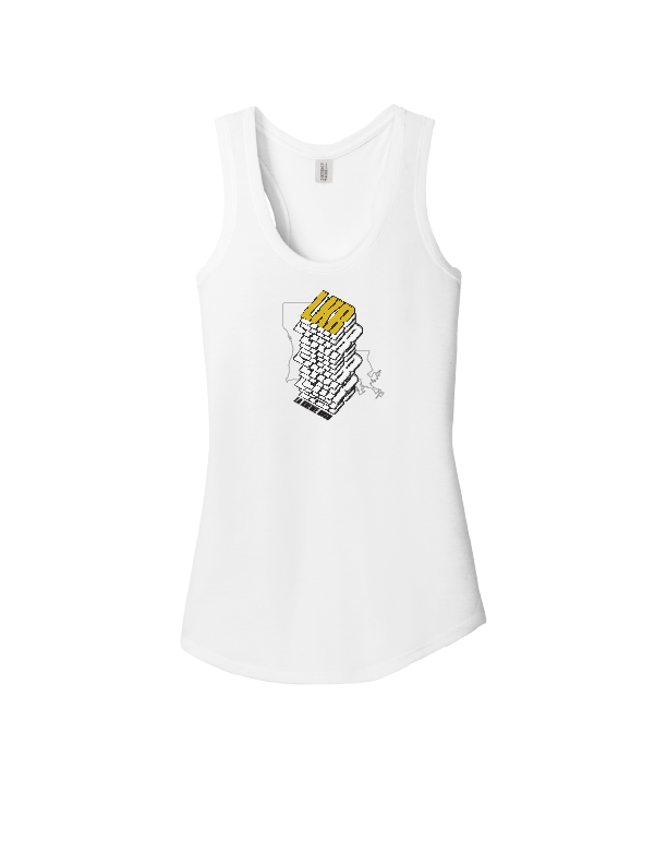 LA Krewe-Rush Women's Racerback Tank - Stack LA Krewe Rush Spiritwear White Womens Small - Third Coast Soccer
