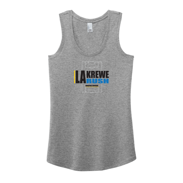 LA Krewe-Rush Women's Racerback Tank - Breathe Soccer LA Krewe Rush Spiritwear - Third Coast Soccer