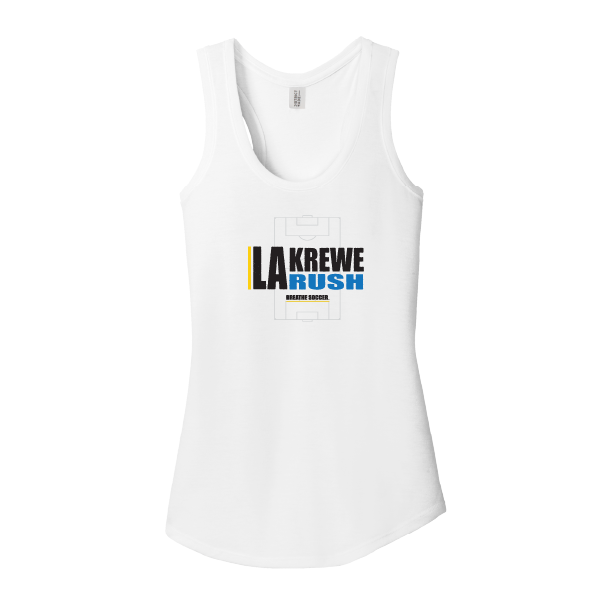 LA Krewe-Rush Women's Racerback Tank - Breathe Soccer LA Krewe Rush Spiritwear - Third Coast Soccer