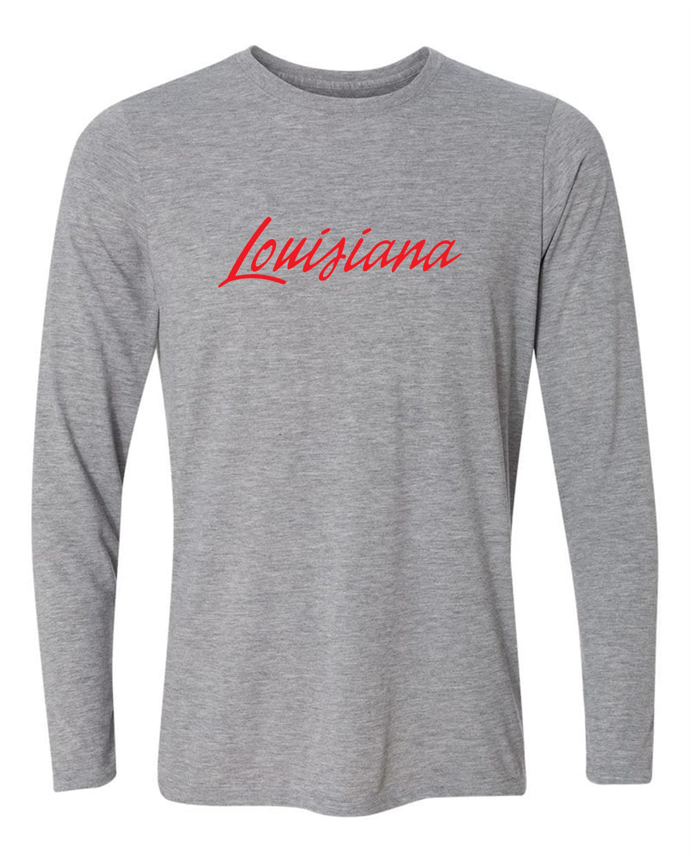 Louisiana Select LA Long-Sleeve T-Shirt LA ODP Spiritwear Sport Grey Mens Small - Third Coast Soccer