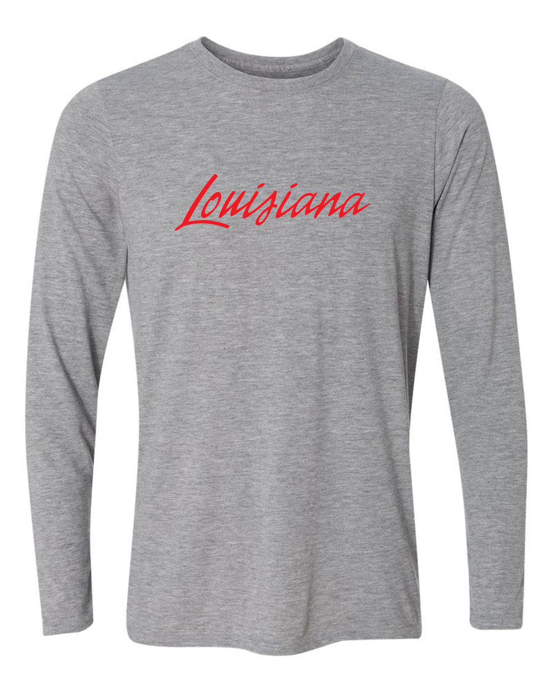Louisiana Select LA Long-Sleeve T-Shirt LA ODP Spiritwear Sport Grey Mens Small - Third Coast Soccer