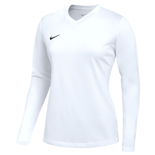 Nike Women's LS Tiempo Premier II Jersey Jerseys White Womens XSmall - Third Coast Soccer